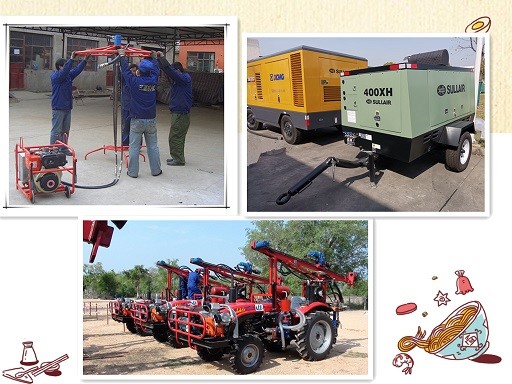 Quality 2019 hotsell seismic drilling rig & air compressor wholesale