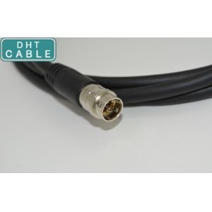 Cheap 1.0 Meter Coupler Hirose Cable Assembly With Solid Male Connector PVC Jacket for sale