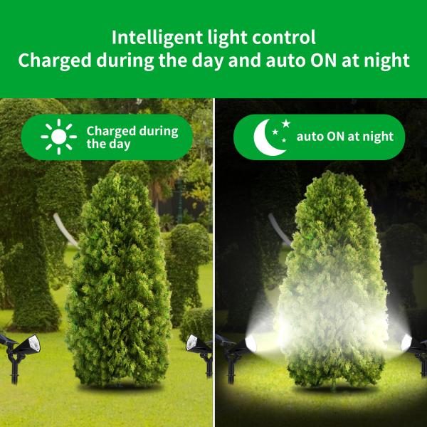 Adjustable IP65 Waterproof SMD3838 LED Outdoor Solar Spot Lights