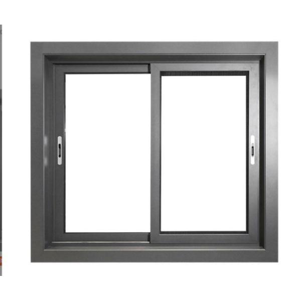 Waterproof Modern Design Aluminum Sliding Glass Windows with 6mm Overlapping