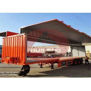 Drop Deck Wingspan Curtain Semi Trailer High Loading And Unloading Efficiency