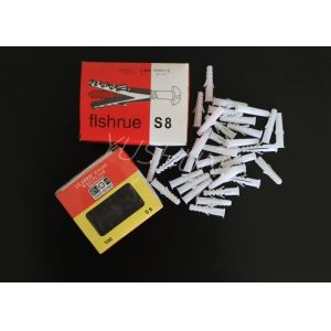 S6 S8 S10 S12 S14 PP or PE plastic wall plug plastic wall anchor use for wall