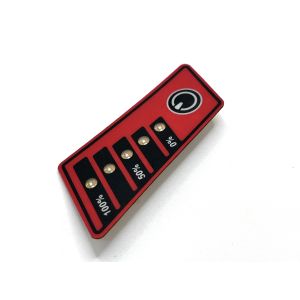 LED Embeded Backlight Matrix FFC Membrane Switch Panels With Errows