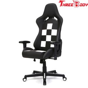 PU Leather Seat Gaming Chair With Wide Armrests High Loading Capacity 350lbs