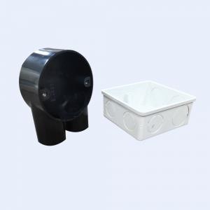 China Electrical Plastic Fireproof Wall Mounting PVC Junction Box 75x75Mm 74x74Mm on sale
