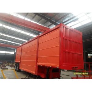 3 Axle Side Curtain Semi Trailer With 1840mm Tread And Wabco Relay Valve
