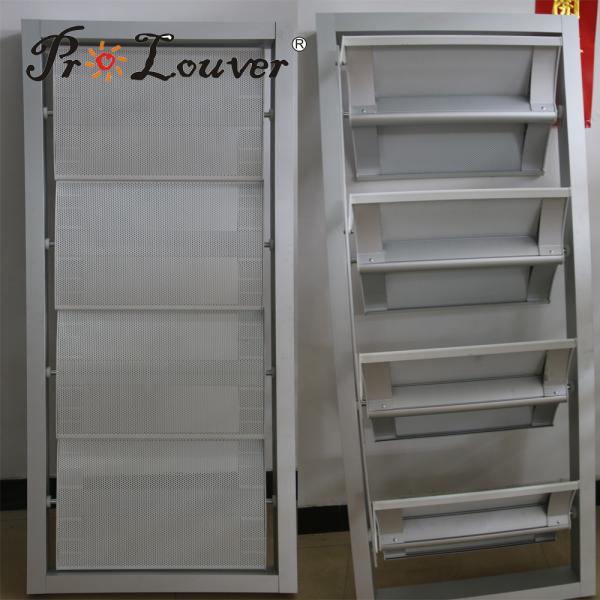 Quality Customized Size ! Aluminum Aerowing Sun Louver Facade System wholesale
