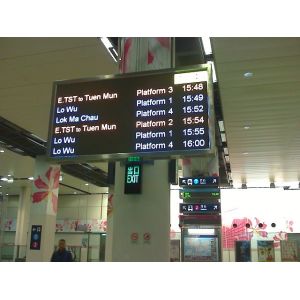 EN12966 VMS LED Passenger Information Displays P3 P4 P6 P8 P10mm