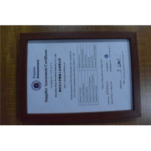 Shenzhen Dayu Precision Industry Co. Ltd Certifications