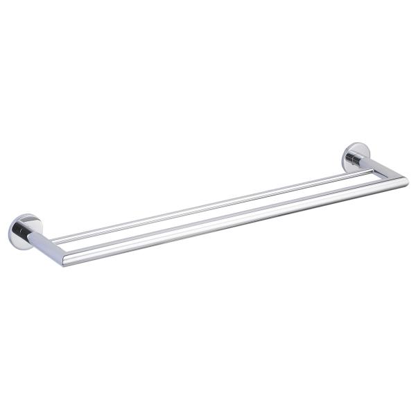 Double towel rail 86109,Round &chrome&brass&Bathroom Accessories& Sanitary Hardware