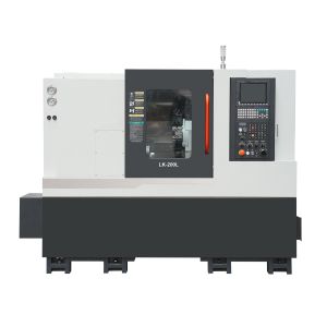 Cheap LK-200L Turret CNC Lathe High Precision Machining with Heavy Duty Sleeve Spindle and Japanese Roller Guid for sale