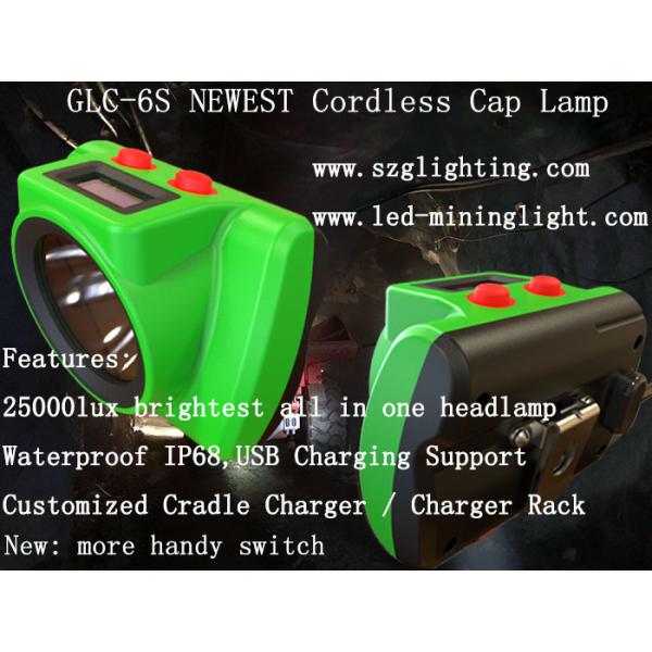 25000Lux Cordless Rechargeable LED Headlamp Waterproof USB Charger Li - Ion Battery