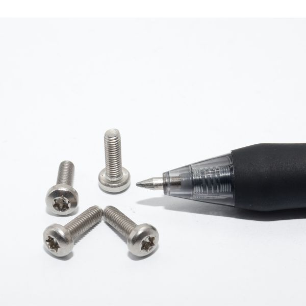 Stainless Steel Ultra-Micro Precision Pan Head Screws M0.5-M3 Nickel Plated for Industrial Applications