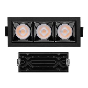 SMD5050 Recessed Ceiling Downlight 9 Watt IP20 630 Lumens 0 - 10V Dimming