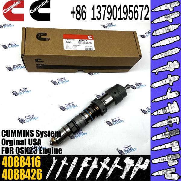 Diesel Engine Common Rail Fuel Injector for Cummins-QSK23 Engine 4088416 4088416 4076533 3677446