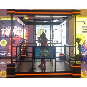 Standing Interactive Shooting Simulator , Entertainment Center VR Motion