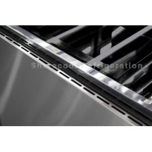 Stainless Steel 1.2m Chocolate Display Refrigerator With Storage Layer