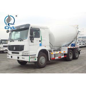 China ZZ1257M3247W 266HP SINOTRUK HOWO 6X4 Italian Pump 6-7m3 Concrete Mixer Truck on sale