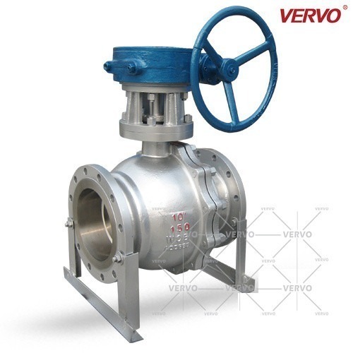 10" 150LB Flanged Side Entry Floating Ball Valve DN250 2 Piece API6D Astm A216
