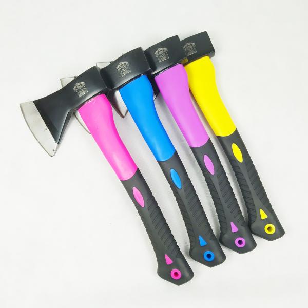 #45 Forged Carbon Steel Colored Plastic Handle Working Axe in Hand Tools (XL0136)