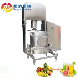 200L Automatic Hydraulic Power Press Juicer for Grape Wine Herb Fruit Processing