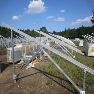 Unique Patented Ground Mounting Solar Racking Systems For Large Scale Project