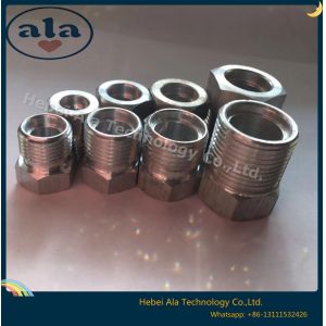 China #6 #8 #10 #12 Aluminum A/C Hose Fittings Aluminum O-Ring external head Fittings Plugs on sale