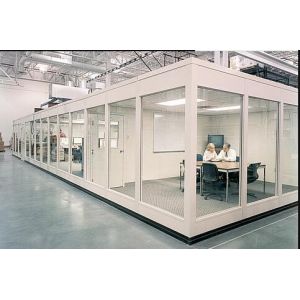 Modular Installation Laminar Flow Booth with Powder Coated Steel Frame and