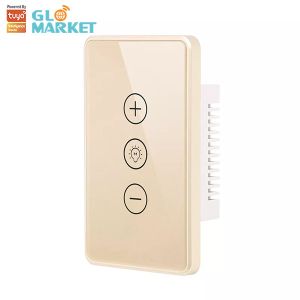 Tuya Smart Wifi Dimmer Switch US Standard Touch Panel App Control With Alexa