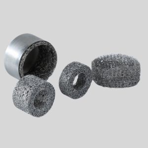 Compressed Knitted Mesh 304 316 321 310 310S Stainless Steel Knitted Mesh