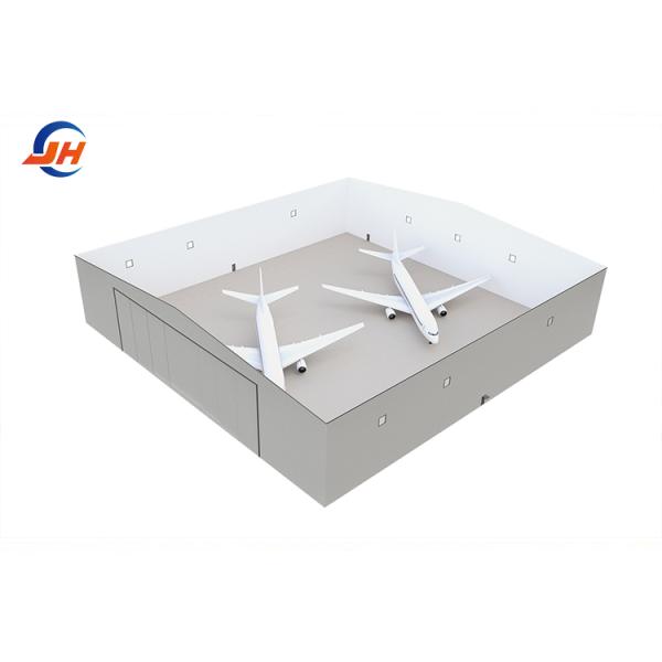 240x250 Size Welding Processing Service Hangar for Private Aircraft Steel Structure Made