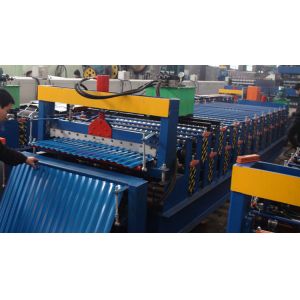 roofing double layer rolling machine