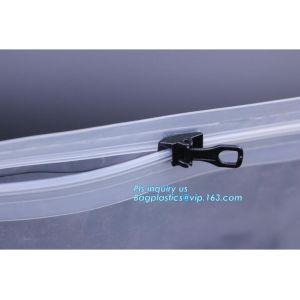 Smell Proof Zipper TPU Coaed Weldable To TPU PVC Waterproof Airtight Zipper For