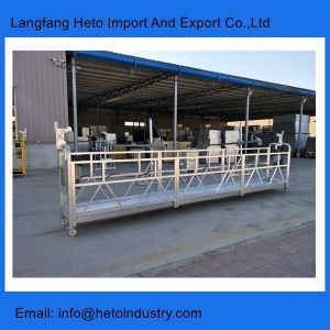 China ZLP630 aluminium building contruction srp temporary gondola for maintenance and cleaning on sale