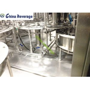Tea Drink Juice Bottling Machine , Beverage Filling Machine Auto Rotary