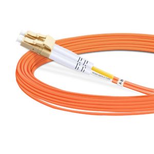 LC UPC To LC UPC PVC (OFNR) Fiber Optic Wire 7m (23ft) Duplex OM2 Multimode