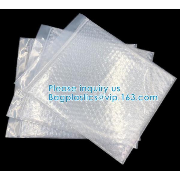 Quality Recyclable Reusable PE Bubble Zipper Bag Slider Bag For Cosmetic Lash Goods Package US Free Shipping Cosmetic Makeup wholesale