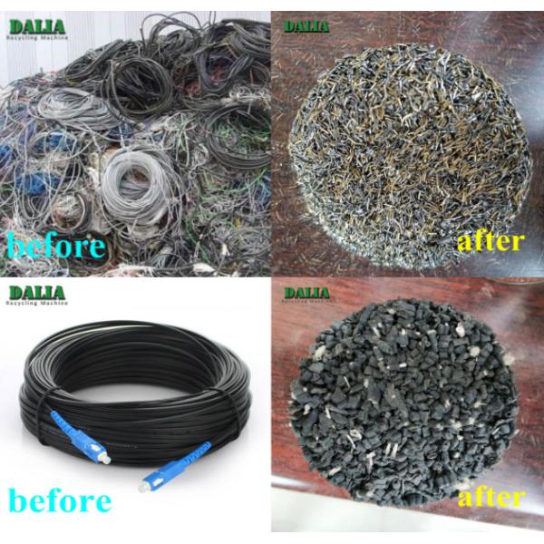 Scrap Copper Cable Granulator Machine Automatic High Efficiency DLD-600