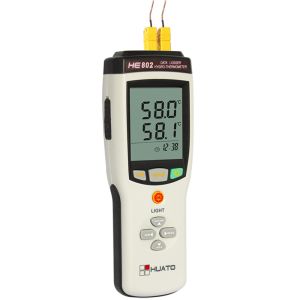 Cheap Multi Function Portable Thermocouple Data Logger Double Channels Measuring for sale