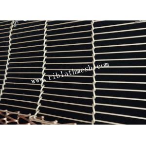 Anodized 2m Width 1.5mm Dia Decorative Wire Mesh