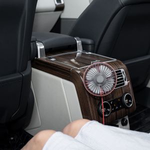 4 Inch Air Cooling Fan 4 Vane DC Powered 3 Speeds Vehicle Rotatable Clip Car Fan