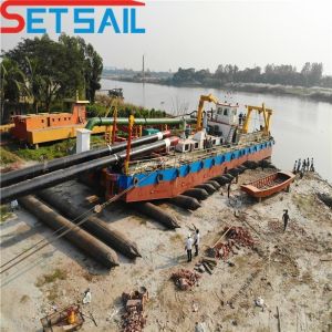 10 Inch Cutter Suction River Mud Dredger for Dredging Total Width 5.5m Total
