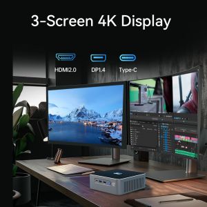 Intel Core I7 13700H Mini PC DDR5 Dual LAN 3 Screen 4K Display Mini PC With Fan