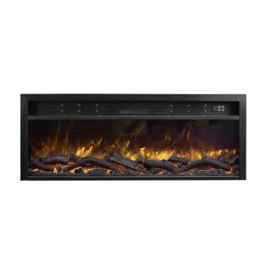 47inch Built-In Wall Mount Fireplace Bluetooth Speakers 5 Muilti-Colors Fire