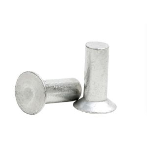China M1-M30 Aluminium Solid Rivets Flat Head , CSK Head Rivets Lightweight on sale
