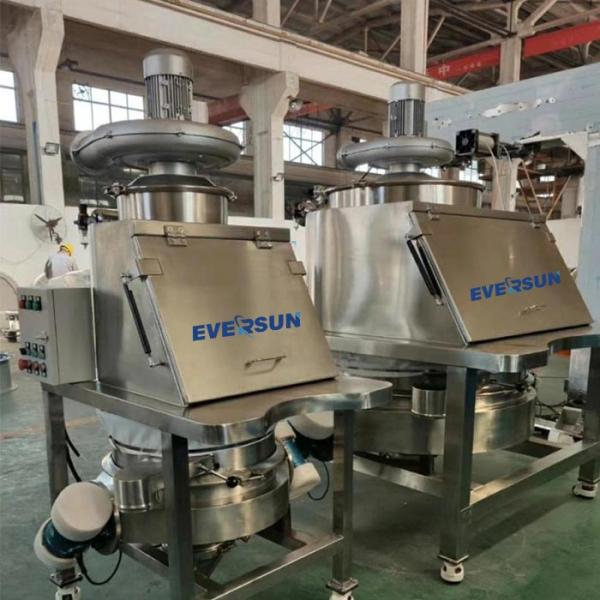 SUS304 1500N Static Powder 25Kg Bag Dumping Station