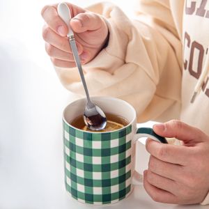 China Grace Decal Porcelain Mug For Tea And Coffee Customized Handgrip Drinkware Type on sale