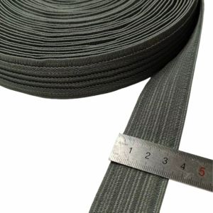 Striped Polyester Elastic Fashion Custom Good Quality Woven Stretch Webbing for