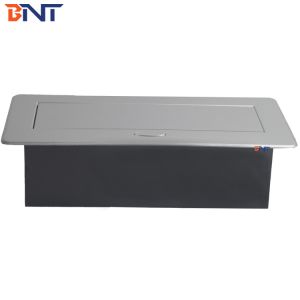 Round Corner Desk Pop Up Sockets With 3 EU Standard Power Configuration