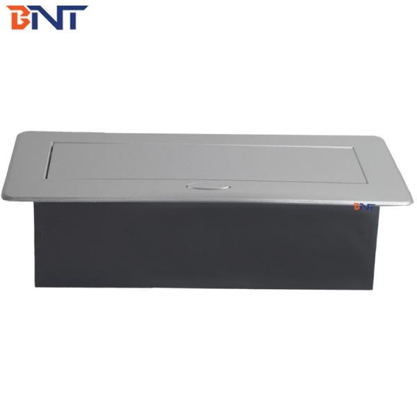 Round Corner Desk Pop Up Sockets With 3 EU Standard Power Configuration